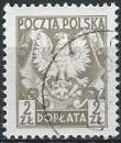 miniature Pologne - 1980 - Y & T n° 147 Timbre-taxe - O.