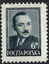 miniature Pologne - 1948-49 - Y & T n° 532 - MH (traces de papier noir)