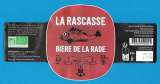 miniature Etiquette bière de la rade - La Rascasse - 5,5 Alc 33 cl