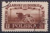 Pologne 1948 Y&T 516 oblitéré - Tour cycliste de Pologne 