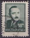 Pologne 1948-49 Y&T 535 oblitéré - Président Boleslaw Bierut 