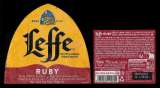 miniature Etiquettes Bière - LEFFE - bière ruby - 6,6 Alc - 75 cl