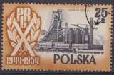 Pologne 1954 Y&T 769 oblitéré - République populaire polonaise 