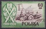 Pologne 1954 Y&T 772 oblitéré - République populaire polonaise 