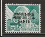 miniature SUISSE ANNEE 1950 TIMBRES DE SERVICE  Y.T N°340 NEUF** 