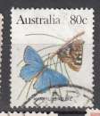 miniature Australie 1983  Y&T  833  oblitéré  papillon