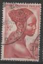 miniature AFRIQUE EQUATORIALE FR N° 225 o Y&T 1947 Jeune fille Bacongo