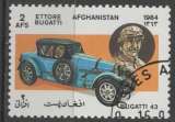 miniature AFGHANISTAN N° 1182 o Y&T 1984 Voitures anciennes (Bugatti 43)