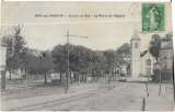 miniature BRY sur MARNE: entrée de Bry - la Place et l'église - édit Tronchet