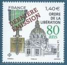 miniature N°5458A Ordre de la Libération surchargé DERNIERE EMISSION neuf** dernière émission grandes feuilles