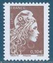 miniature N°5250A Marianne d'Yseult 0,10€ brun Philaposte avec un A neuf**