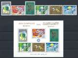 miniature Tunisie N°722/27 + Bloc 7** (MNH) 1972 - J.O de Munich