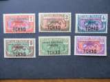 miniature Tchad  y & t 19 au 24 * 1924