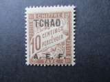 miniature Tchad  y & t  taxe 2 * 1928