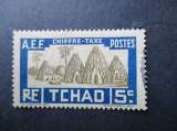 miniature Tchad  y & t  taxe 12 obl 1930