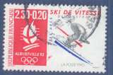 miniature YT 2675 - Jeux Olympiques d'Alberville 1992 - ski de vitesse en démonstration