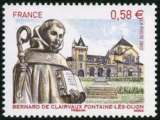 miniature 4802 Y&T ANNEE 2013 NEUF**MNH Bernard de Clairvaux ( Fontaine-les-Dijon)