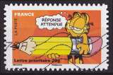 miniature Timbre AA oblitéré n° 202(Yvert) France 2008 - Le chat Garfield