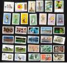 miniature  France lot de 33 timbres oblitérés auto-adhésifs différents 