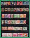 miniature Lot Collection Algérie obl. + 100 timbres stamp used, 3 SCANS (1 **)