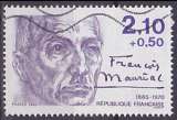 miniature Timbre oblitéré n° 2360(Yvert) France 1985 - François Mauriac