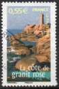 miniature 2008 - YT N° 4163 - La côte de Granit Rose - Cachet rond