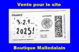 FRANCE - Oblitéré sur fragment - timbre lettre verte suivie imprimé sur laposte - TVA 006