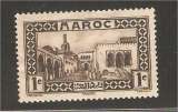 miniature French Morocco - Scott 124 mh