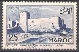 miniature Maroc 1955 Michel 400 O Cote (2005) 0.40 € Safi Le Château de la Mer Cachet rond