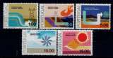 miniature PORTUGAL 1977 - YT 1323 1324 1325 1326 1327 ** MNH SÉRIE COMPLÈTE.