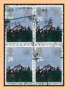 miniature Grande Bretagne GB Bloc de 4 Obl. N° 1074 Conditions climatiques pays du Commonwealth 1983 