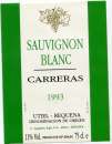 miniature Espagne - Sauvignon - Carreras - 1993 - Utiel Requena