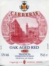 miniature Espagne - VCarreras - Oak Aged Red - 1987 - C. Agusto Egli - Valencia