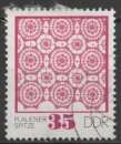 miniature ALLEMAGNE RDA N° 1647 o Y&T 1974 Dentelle de Plawen