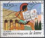 miniature 1998 - YT N° 3158 Adhésif N° 20 - Journée de la Lettre - Cachet rond