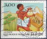 miniature 1998 - YT N° 3157 Adhésif N° 19 - Journée de la Lettre - Cachet rond